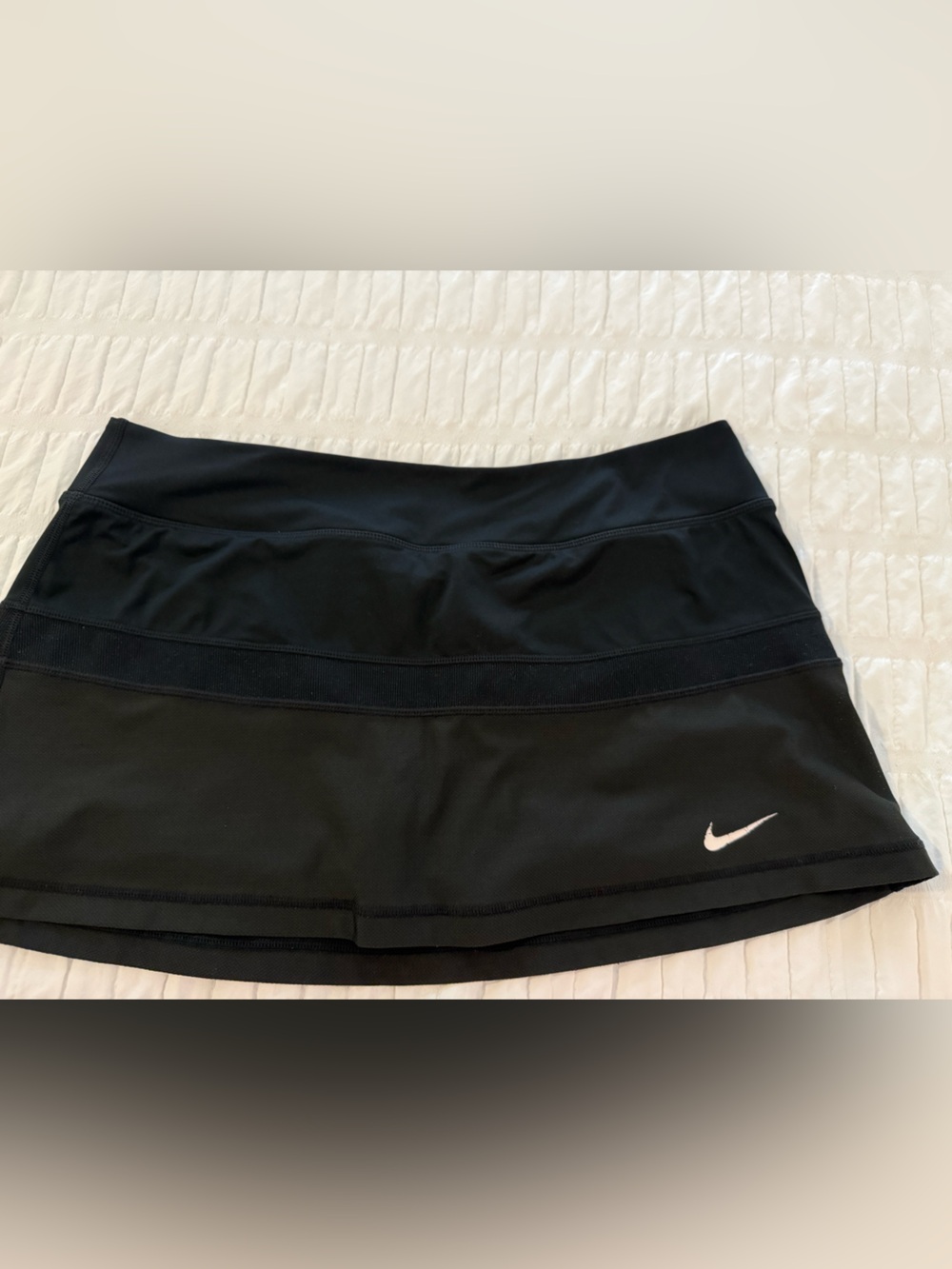 Nike Black Skort with White Swoosh